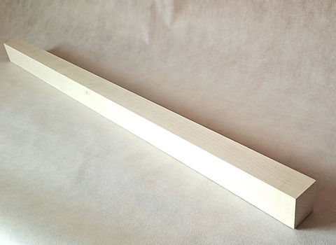 Planche En érable Dur Matelassé Bouclé - Dimensions 19-1/4" X 3-7/8" X 1-7/8", Neuf