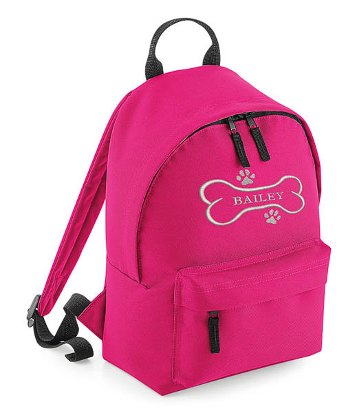 personalised dog backpack