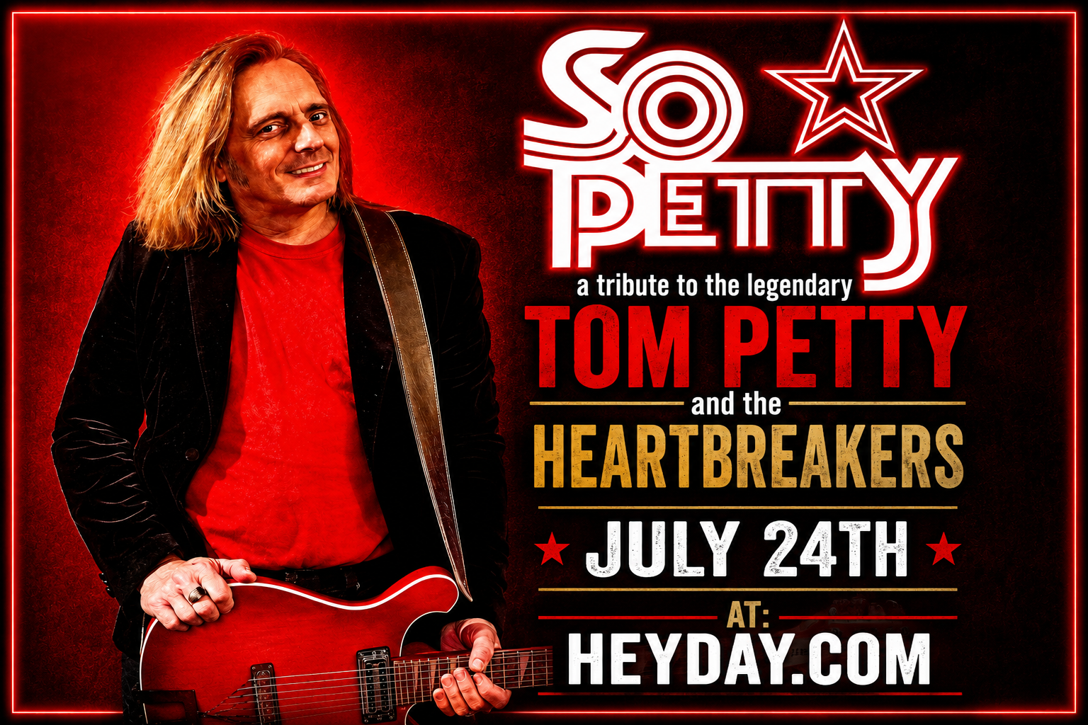 TOM PETTY and the HEARTBREAKERS tribute SO PETTY | heyday
