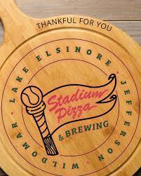 STADIUM PIZZA - brewer and canning for BAJA MOON BEER 