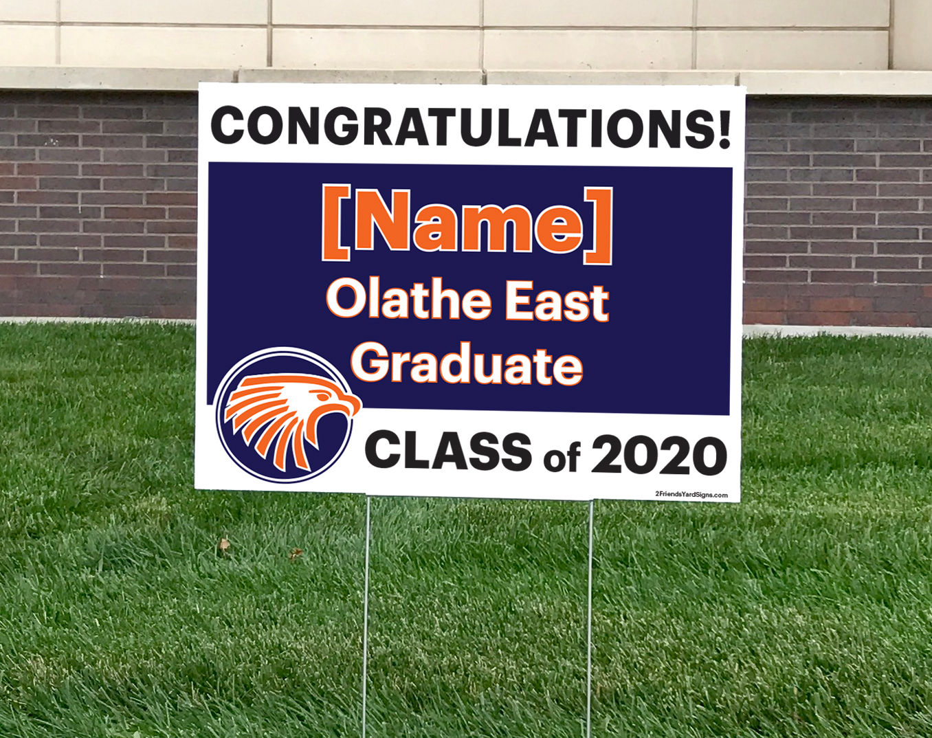 Olathe East High School - Personalized Graduation Signs