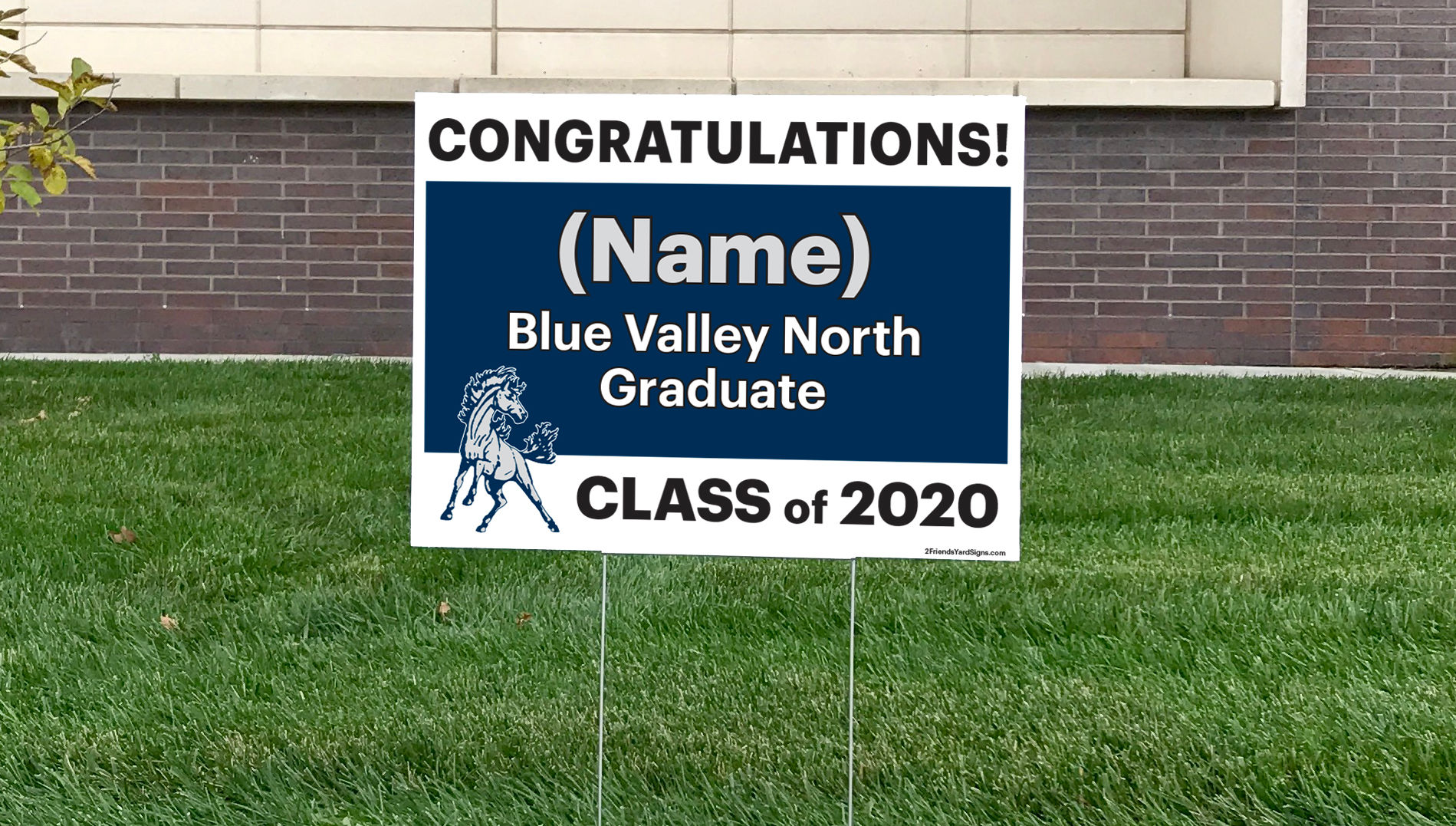 Blue Valley North - Personalized Graduation Signs