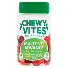 Chewy Vites Adult Gummies Multi-Vit Advance Berries Flavour 30 Gummies