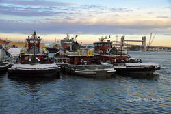 Portsmouth  - Tugs and Sarah Long Bridge SS-0009