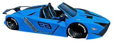 Exotic Car SKi 1900 LHO Blue Color