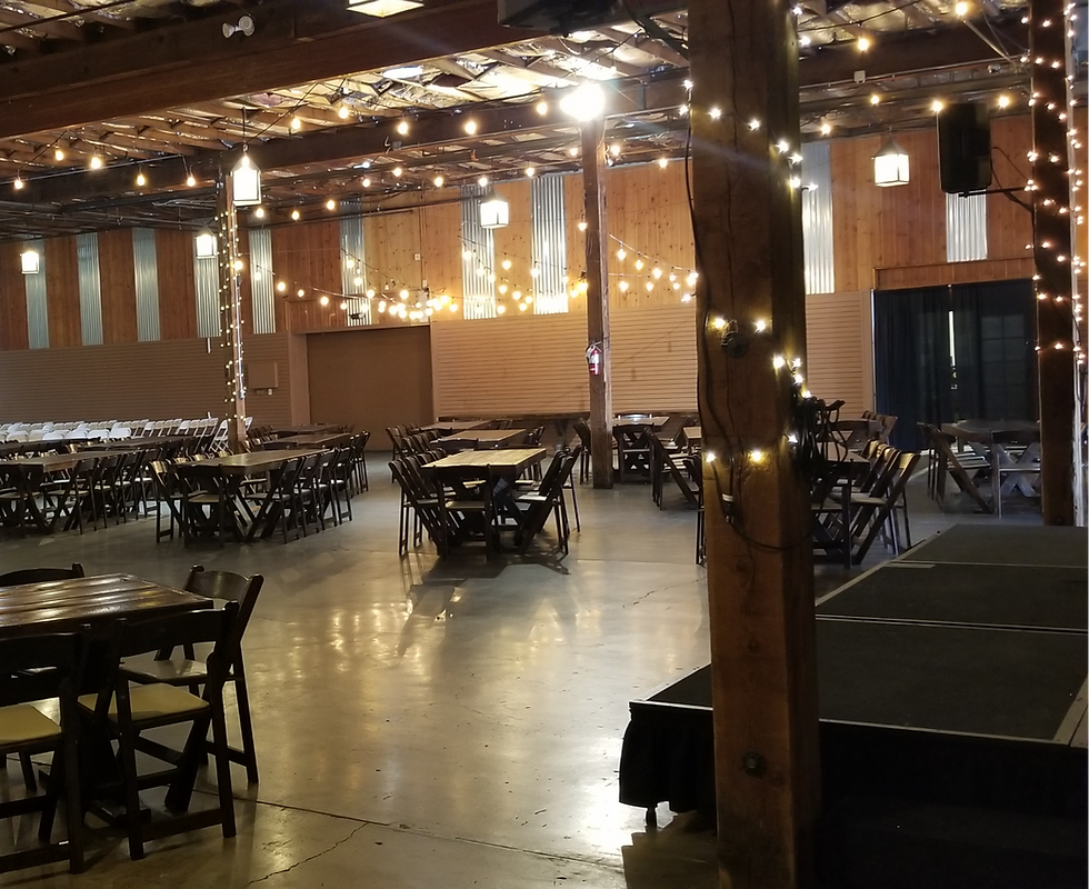 looking from Stage to Ceremony Space