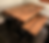 Thumbnail: Rustic Solid Wood Dining Table And Two Bench Seats