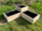 Solid Wood Raised Section Garden Planter