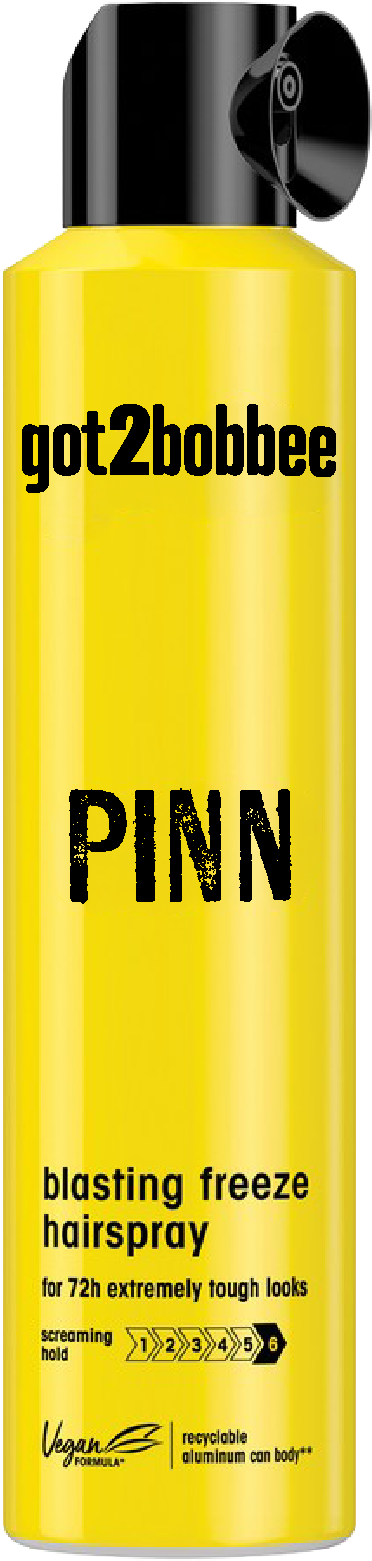 Miss Bobbee Pinn Hairspray can