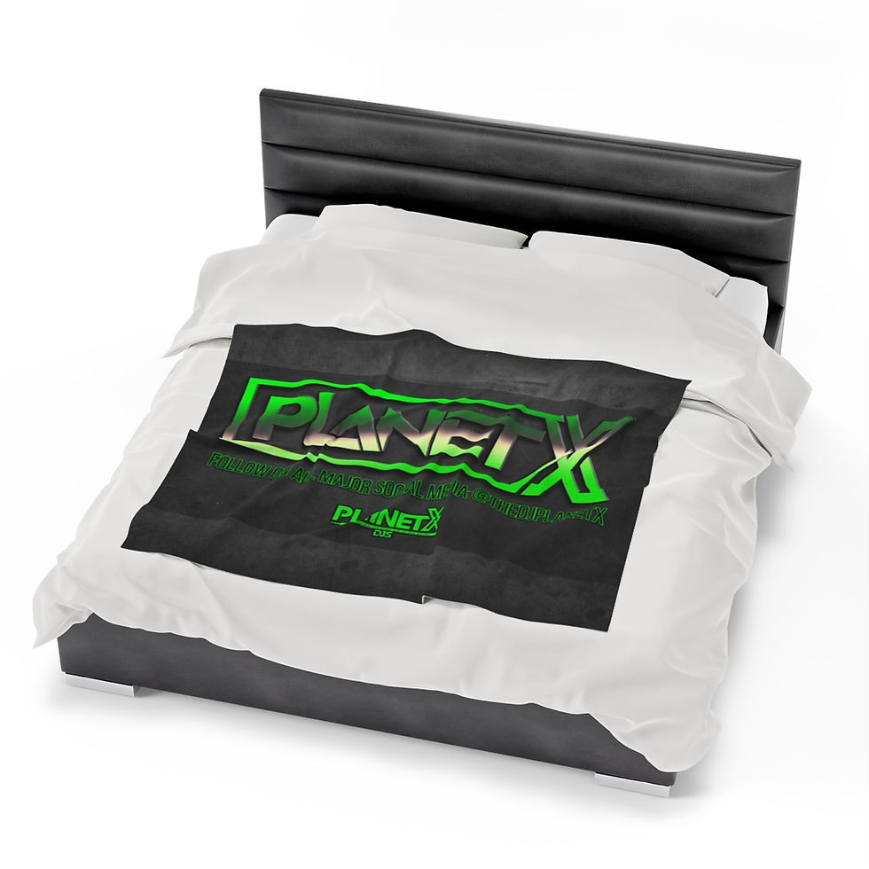 Thumbnail: DJ Planet X Velveteen Plush Blanket