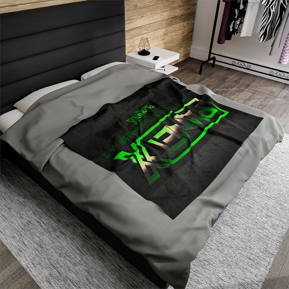 Thumbnail: DJ Planet X Velveteen Plush Blanket