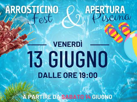 Inaugurazione Piscina & Arrosticino Fest: l’estate inizia qui!