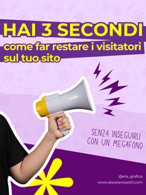 Hai 3 secondi: come far restare i visitatori sul tuo sito