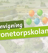 Välkommen på invigning av Kronetorpskolan 21 augusti!
