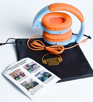 elevanpassade headset – med mikrofon