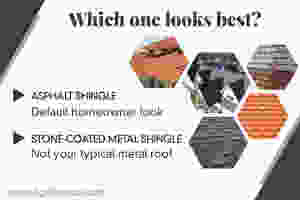 which one looks the best- stone coated or asphalt shingles