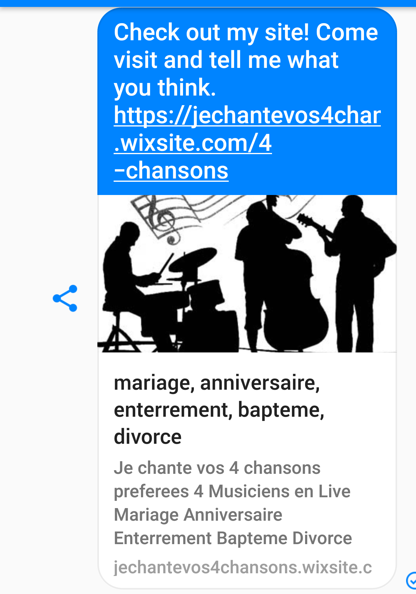 Photo du rédacteur: je chante vos 4 chansons 