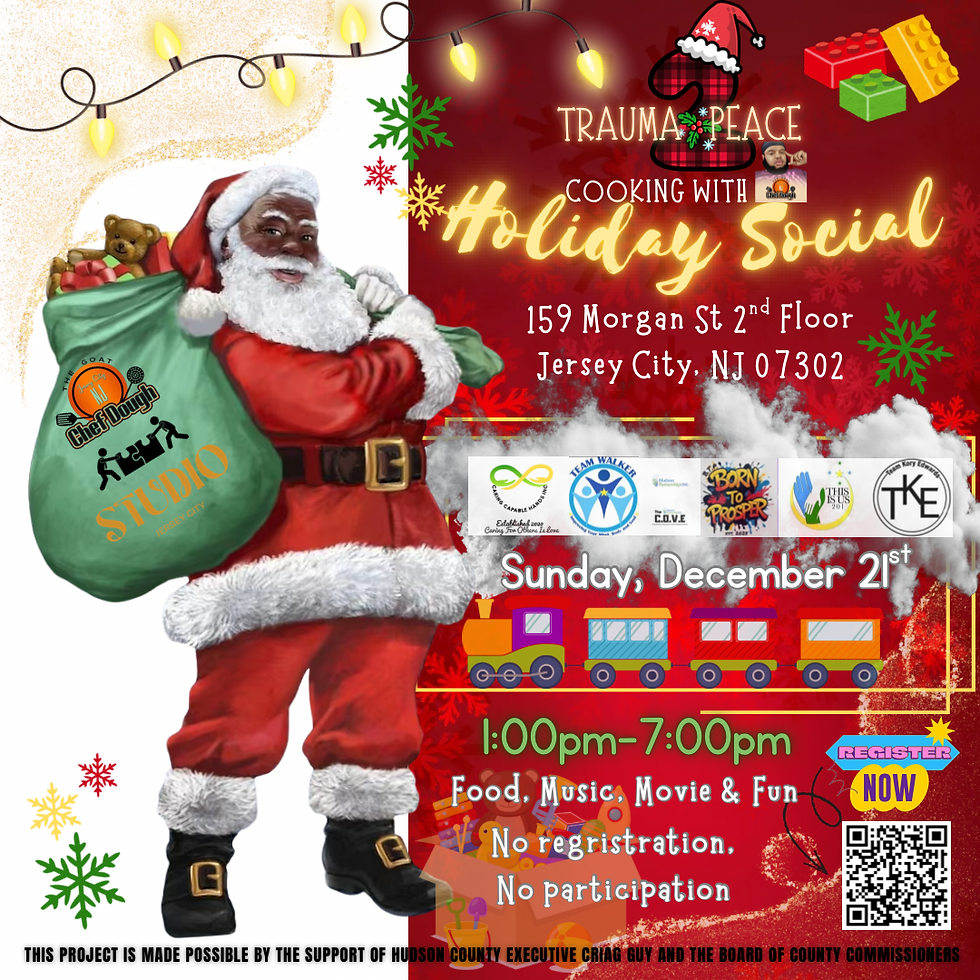 Trauma 2 Peace With Chef Dough Holiday Social