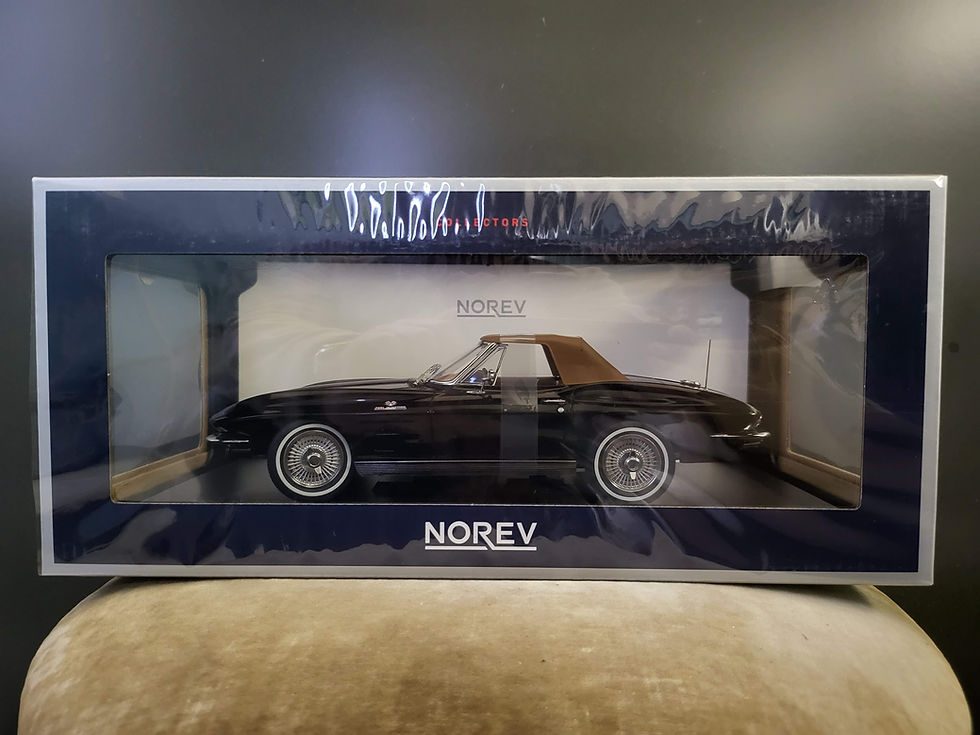 Miniature : Chevrolet Corvette Sting Ray 1963 Norev 1:18