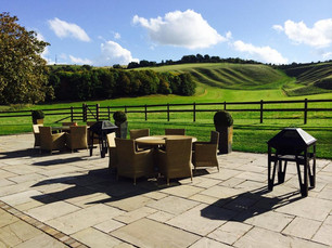 Outdoor patio area