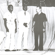 Early Pioneers (from left) Carl Weekes, Wes Hall and Fr.tif