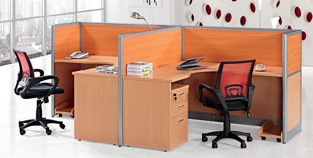 الصورة المصغرة: 2 Person Workstation L-shape