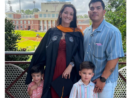 Maya Hernandez graduates with her Master's!