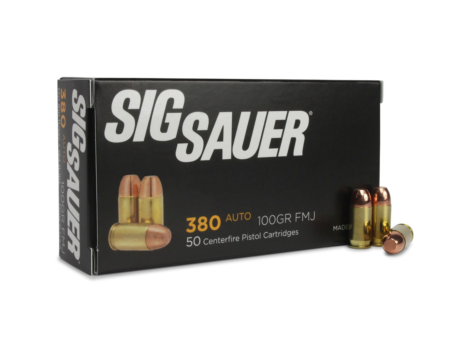 Sig Sauer Elite Performance .380 ACP 100 Gr FMJ (Box)
