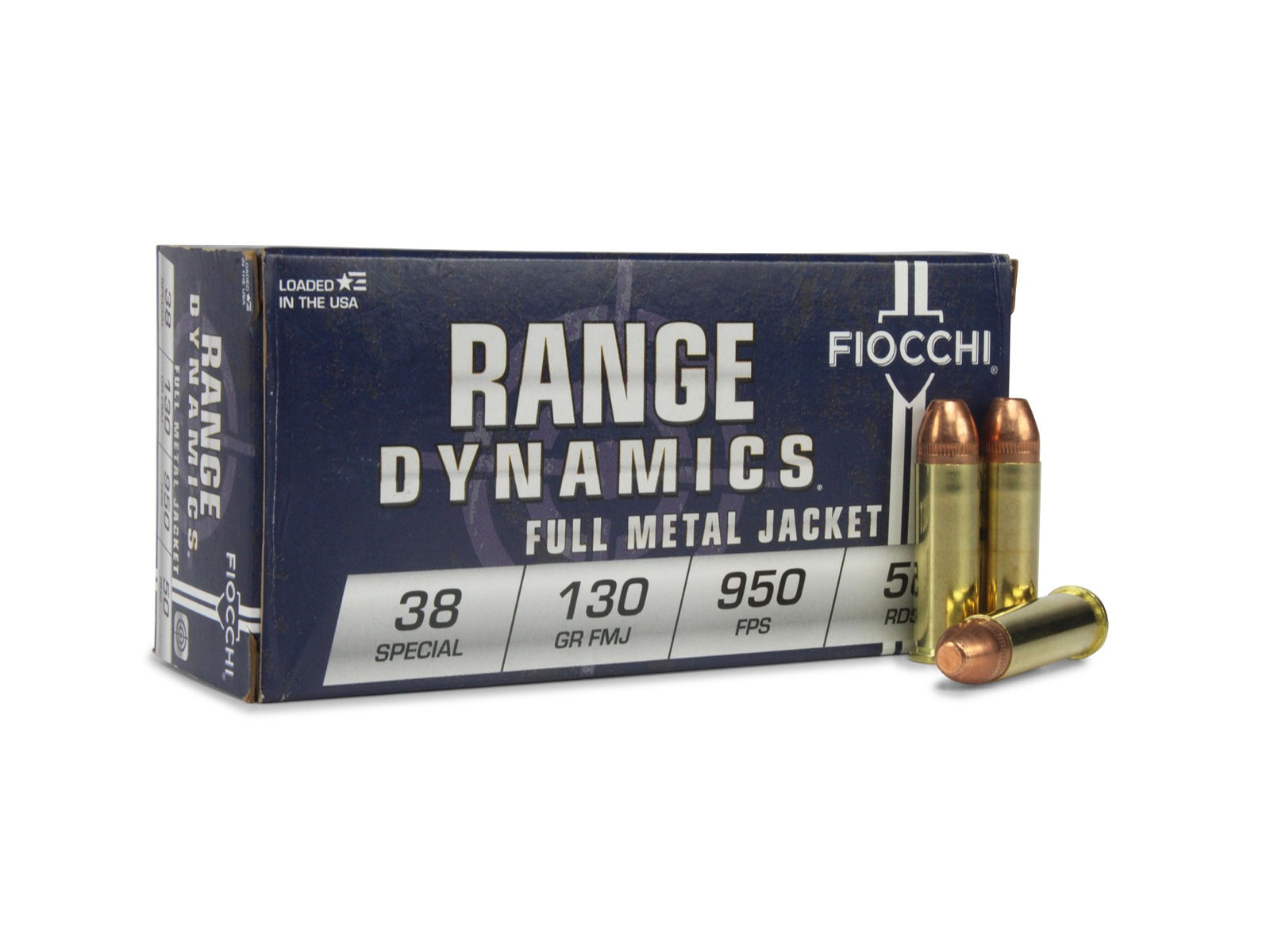 Fiocchi Range Dynamics .38 Special 130 Gr FMJ (Box)