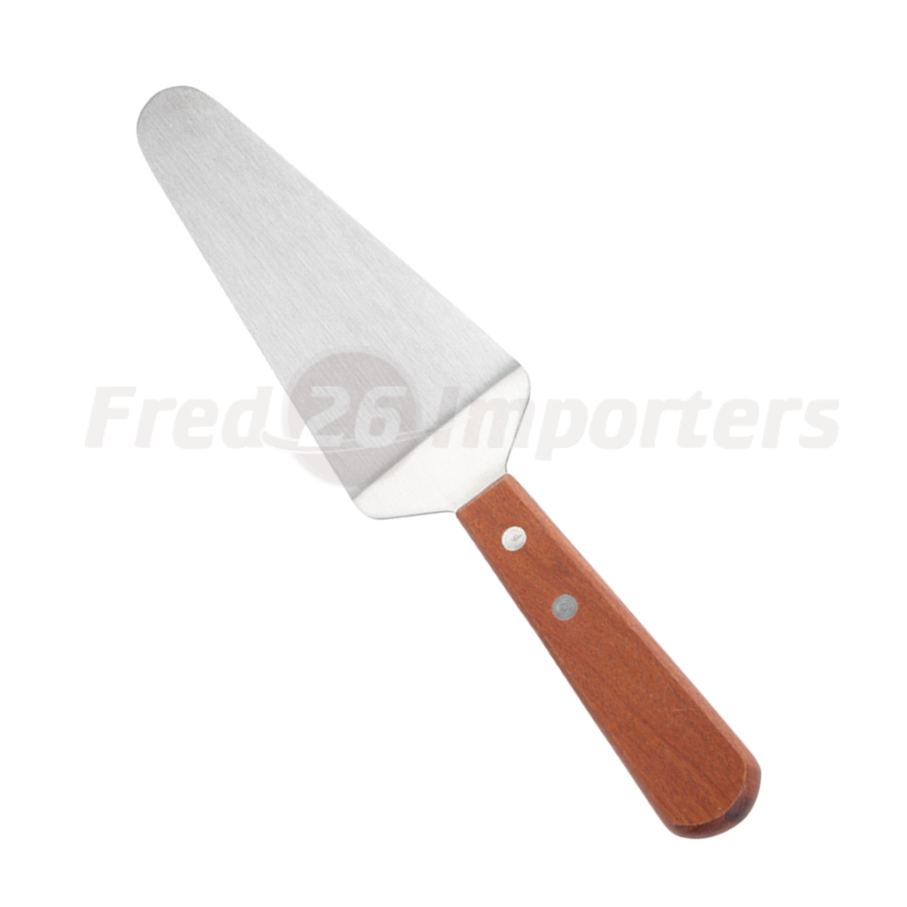 Pie Server with Offset, Wooden Handle