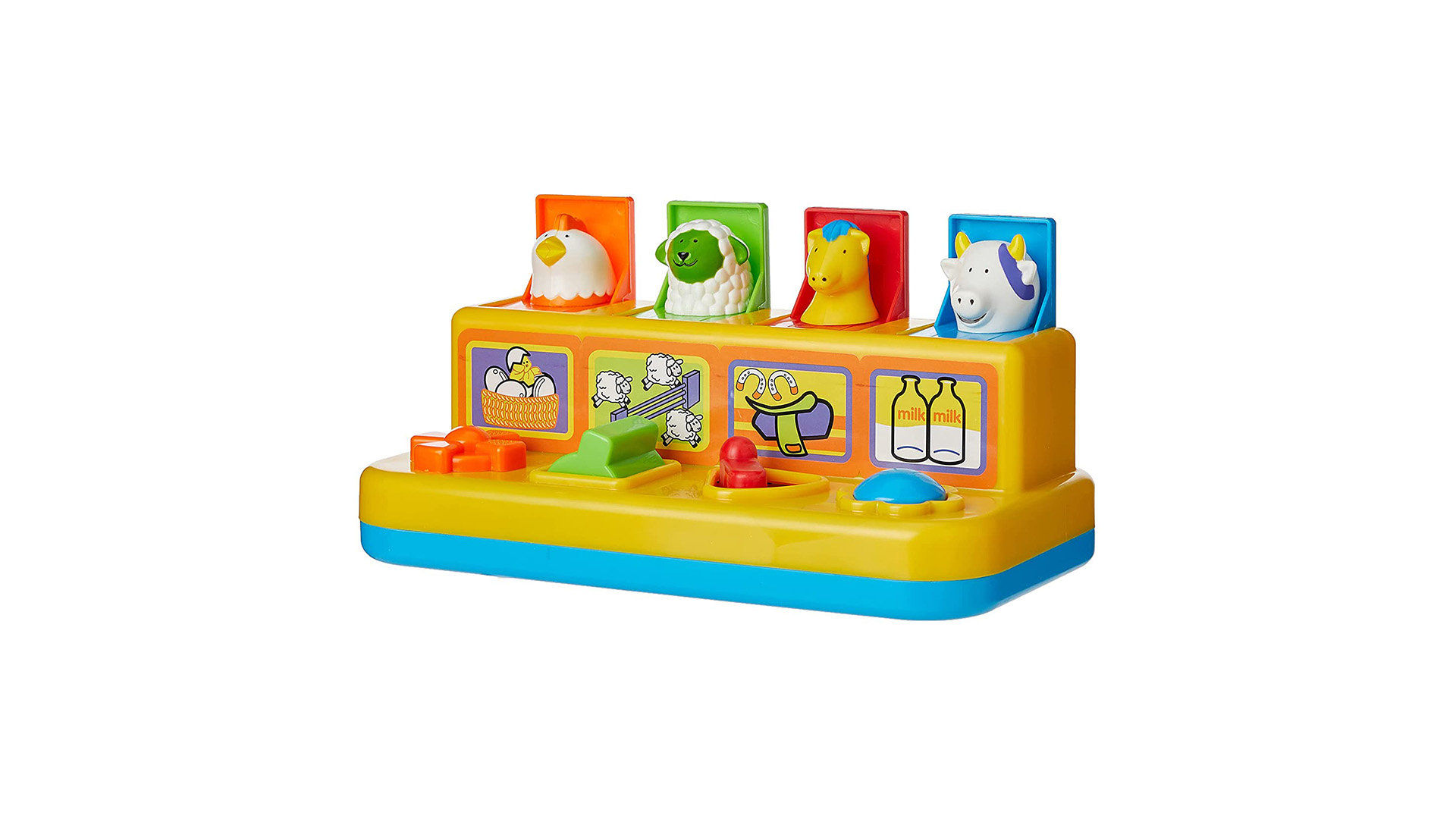 Fun Time Pop Up Farmyard Friends Yellow