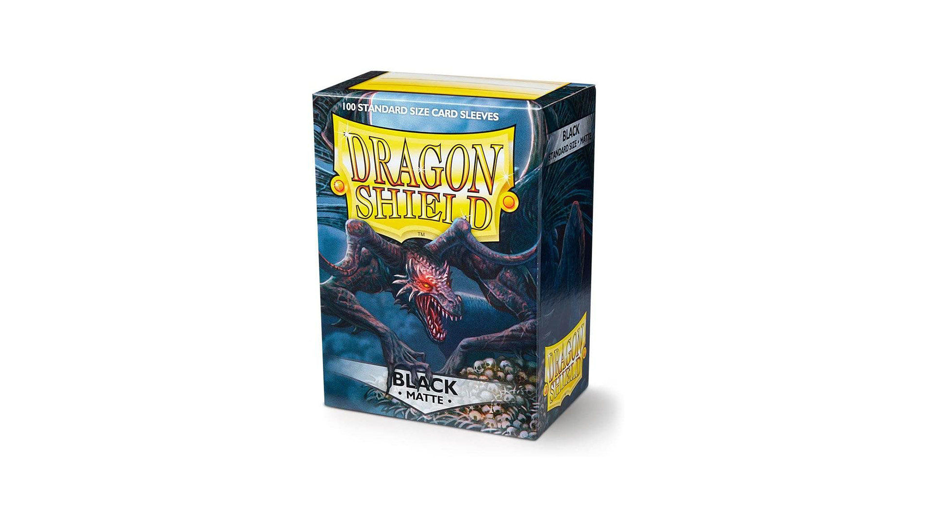 Dragon Shield Matte Standard Size Sleeves 100 Pieces Black
