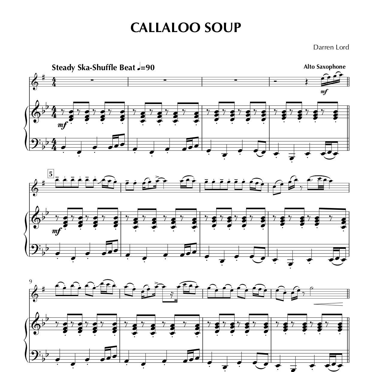 CALLALOO SOUP (Flute, Clarinet, Alto Sax)