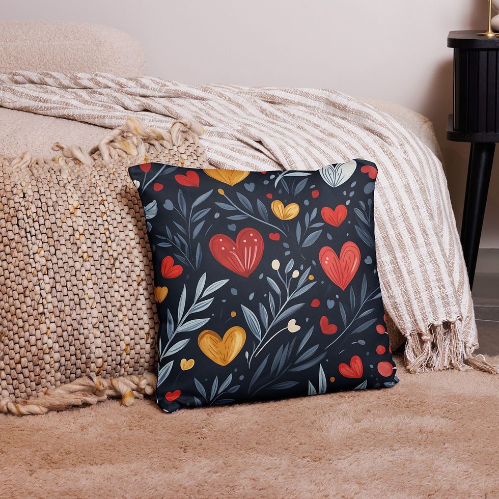 Thumbnail: Valentines Day Pillow Case - Love & Flowers