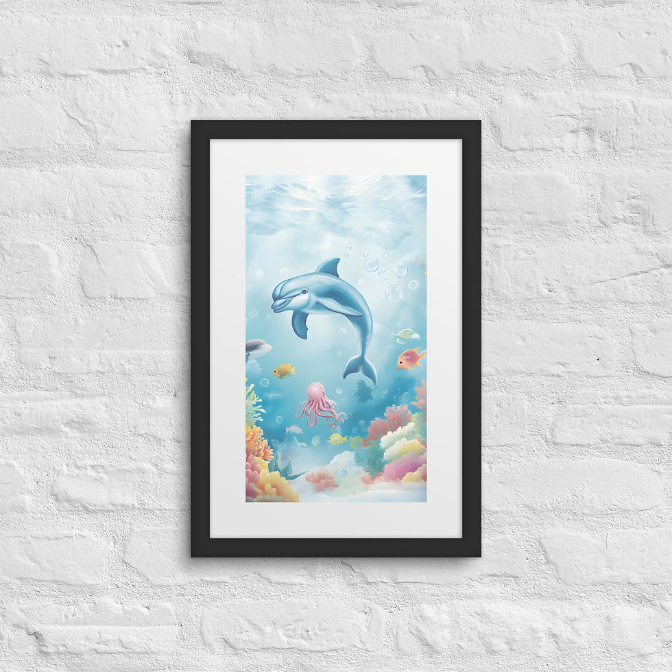 Thumbnail: Underwater Wonderland Wallpaper – Joyful Marine Life for Kids