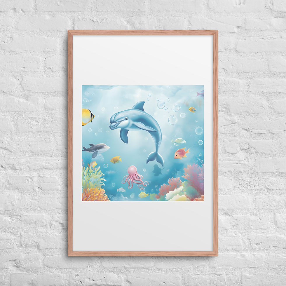 Thumbnail: Underwater Wonderland Wallpaper – Joyful Marine Life for Kids