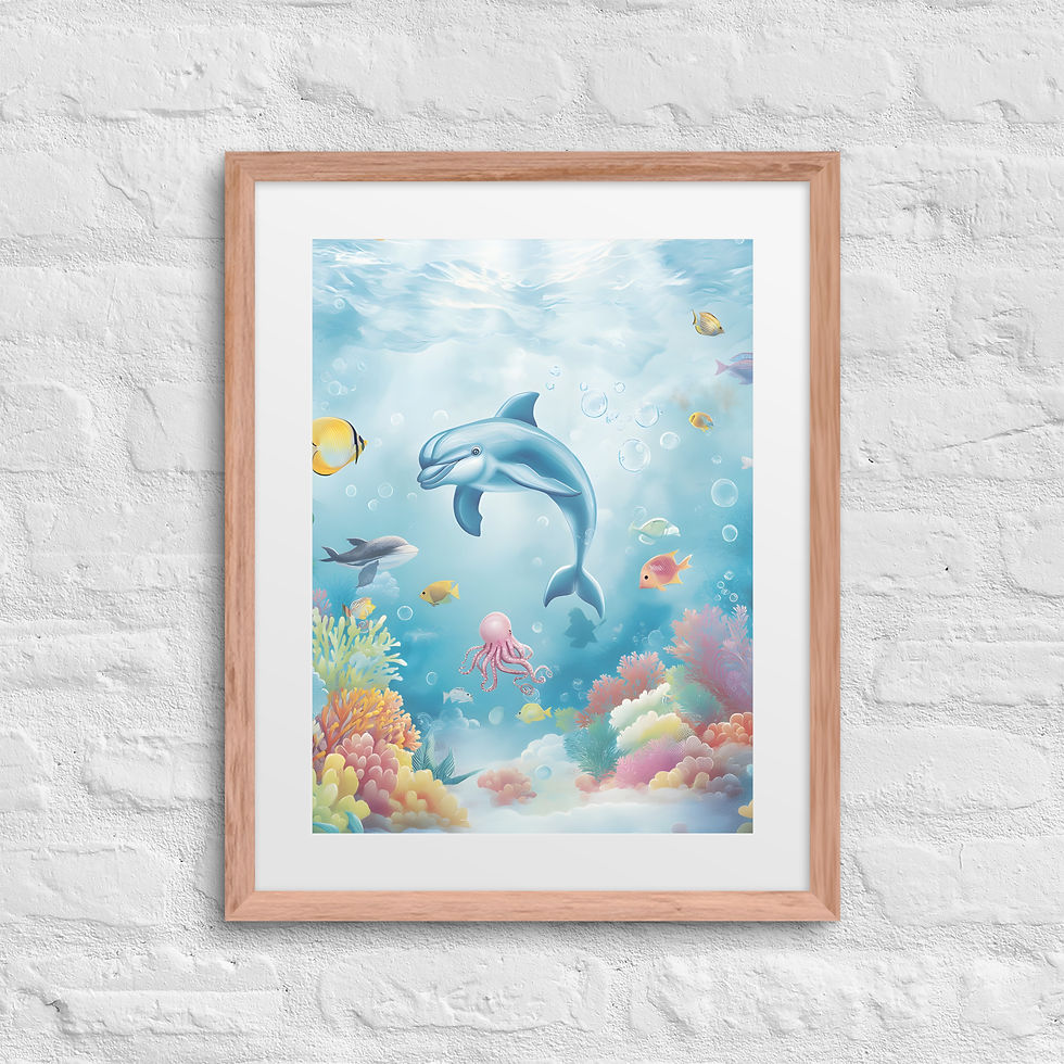 Thumbnail: Underwater Wonderland Wallpaper – Joyful Marine Life for Kids