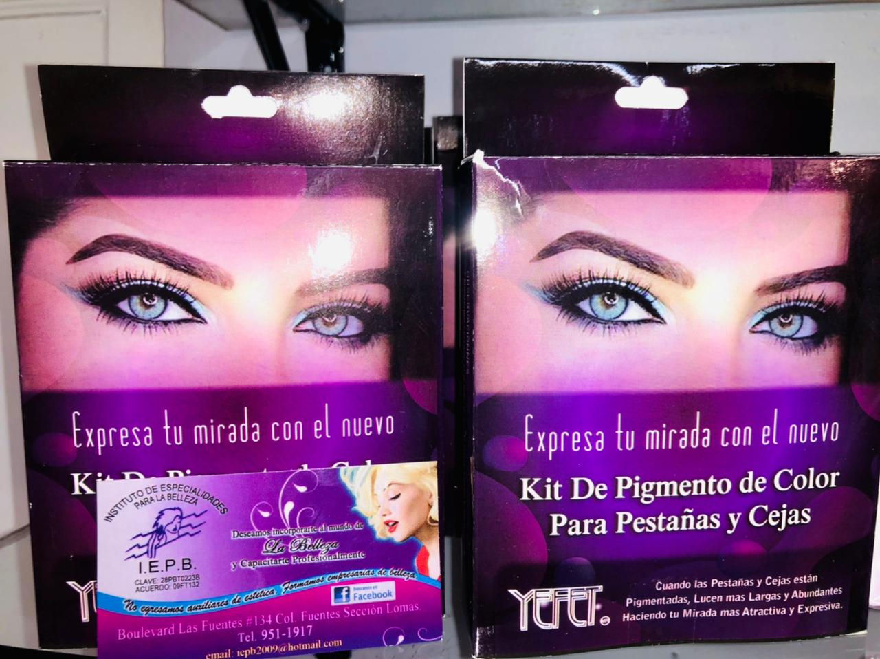 PIGMENTO DE COLOR PARA PESTAÑAS Y CEJA