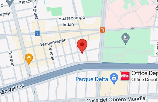 Ubicación depto CDMX