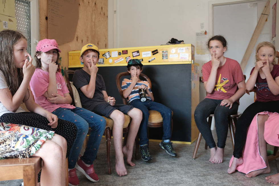 In der Schlussrunde festigen wir noch einmal das gesammelte Wissen