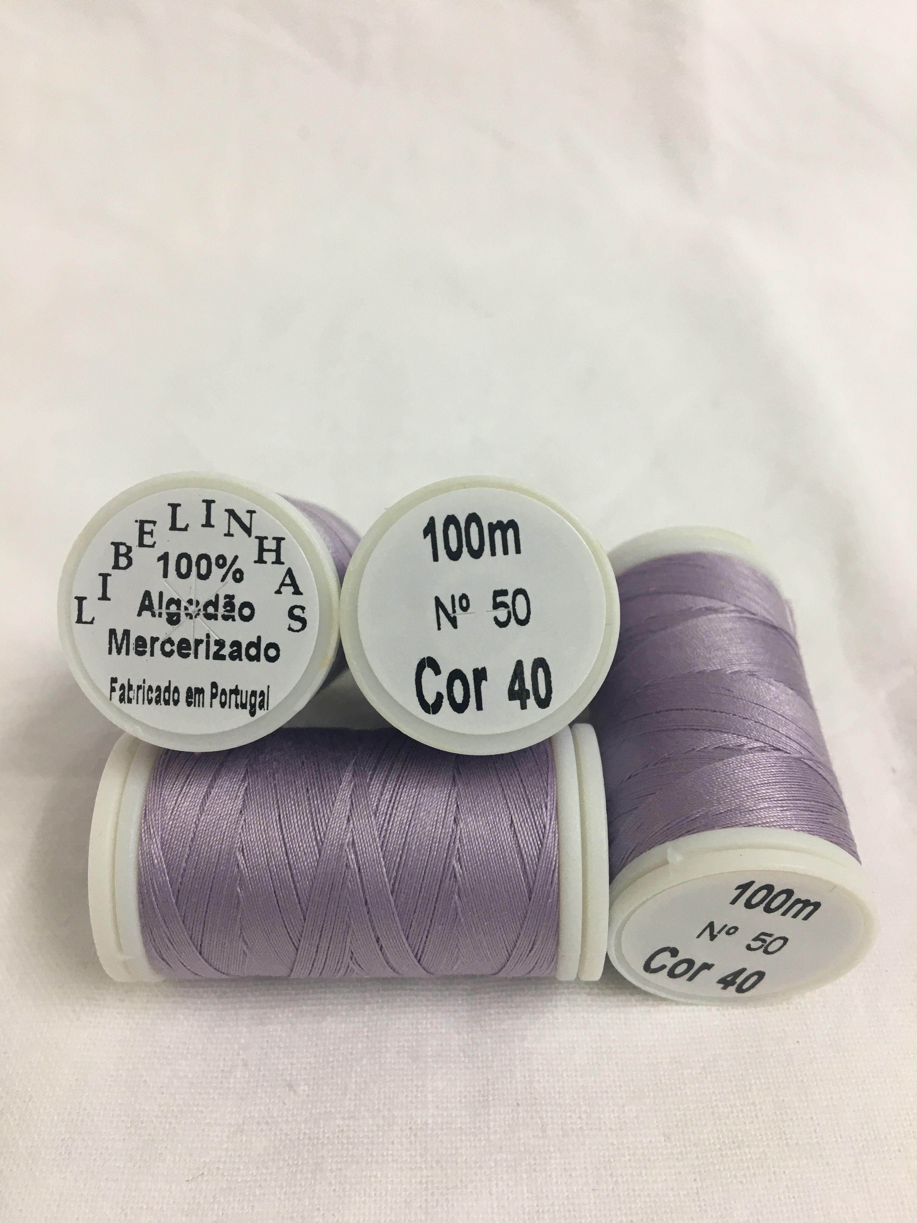 Linha costura algodão 100m cor 40