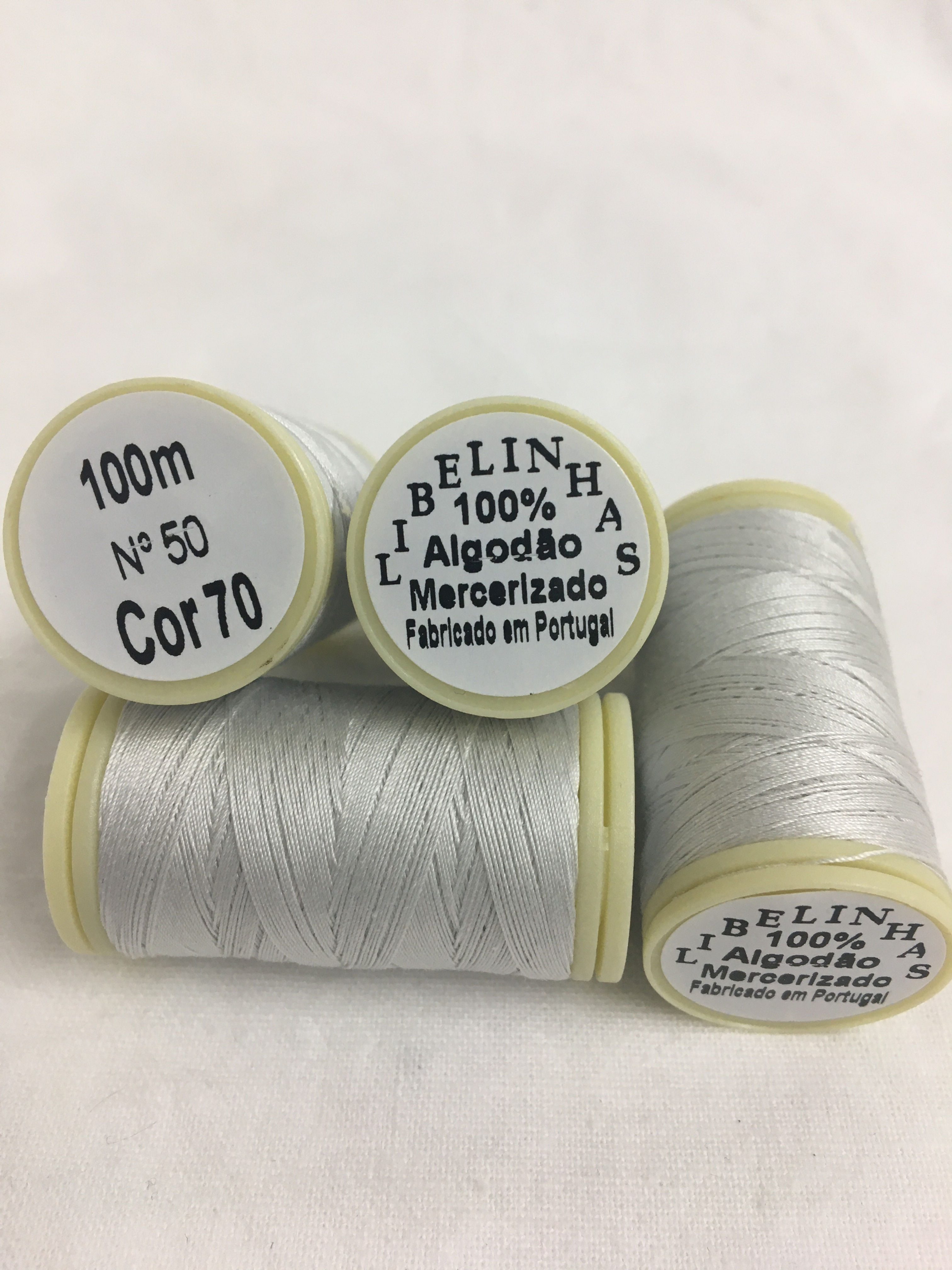 Linha costura algodão 100m cor 70