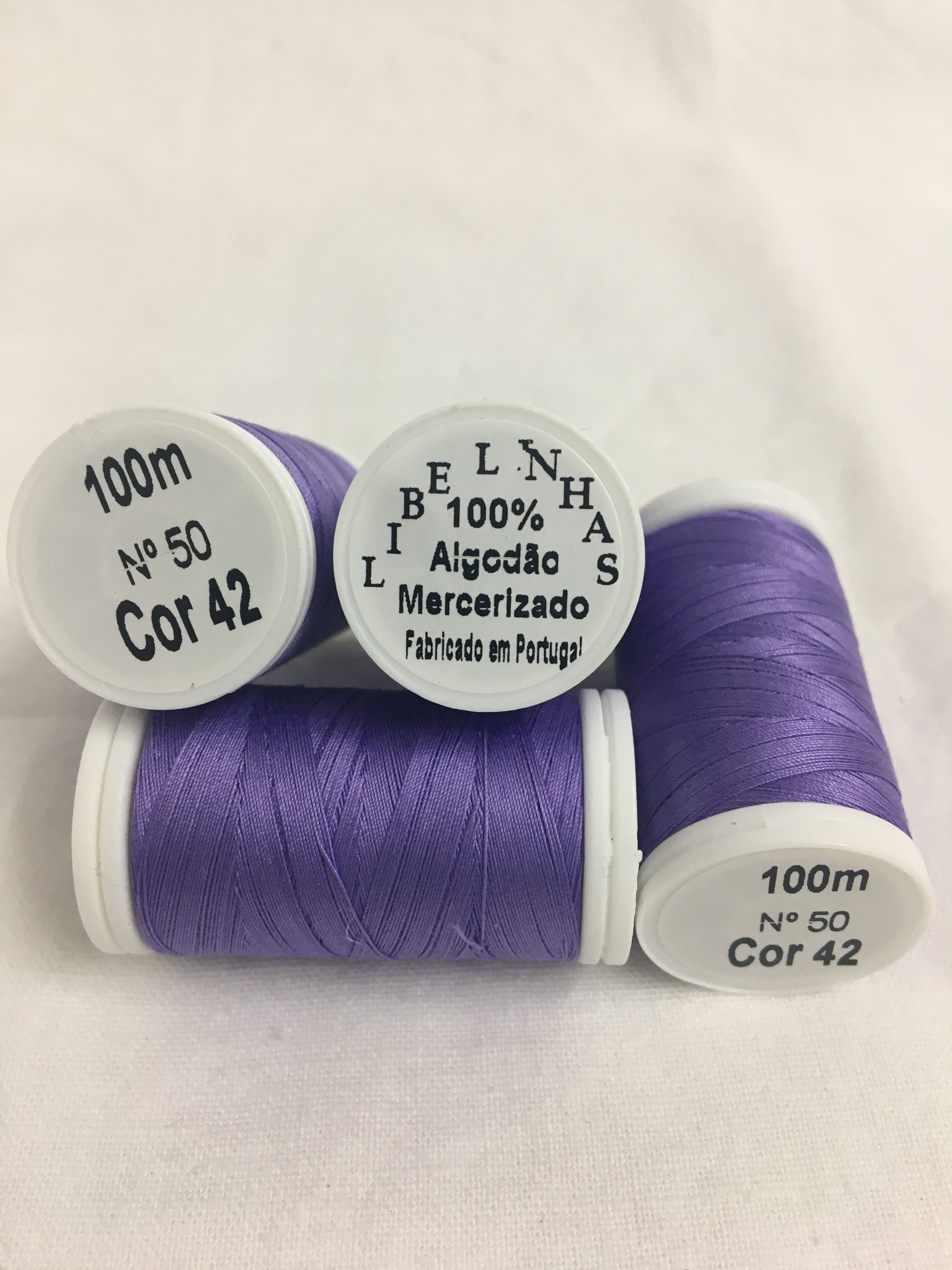 Linha costura algodão 100m cor 42