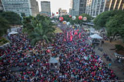 Manifestação contra o impeachment de Dilma Rousseff – São Paulo  – 17/04/2016