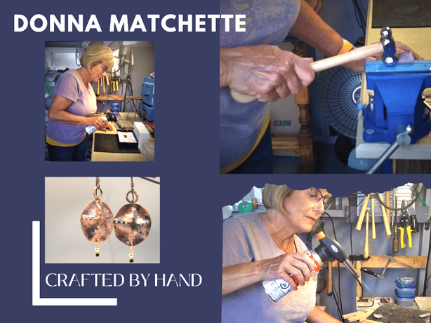 Donna Matchette - Artisan crafted jewelry design in fired enamels, metal, and glass