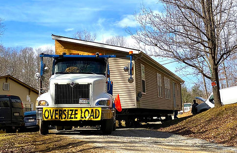 Joe's Mobile Home Movers Transport in WV, VA, TN, OH, KY, and NC!