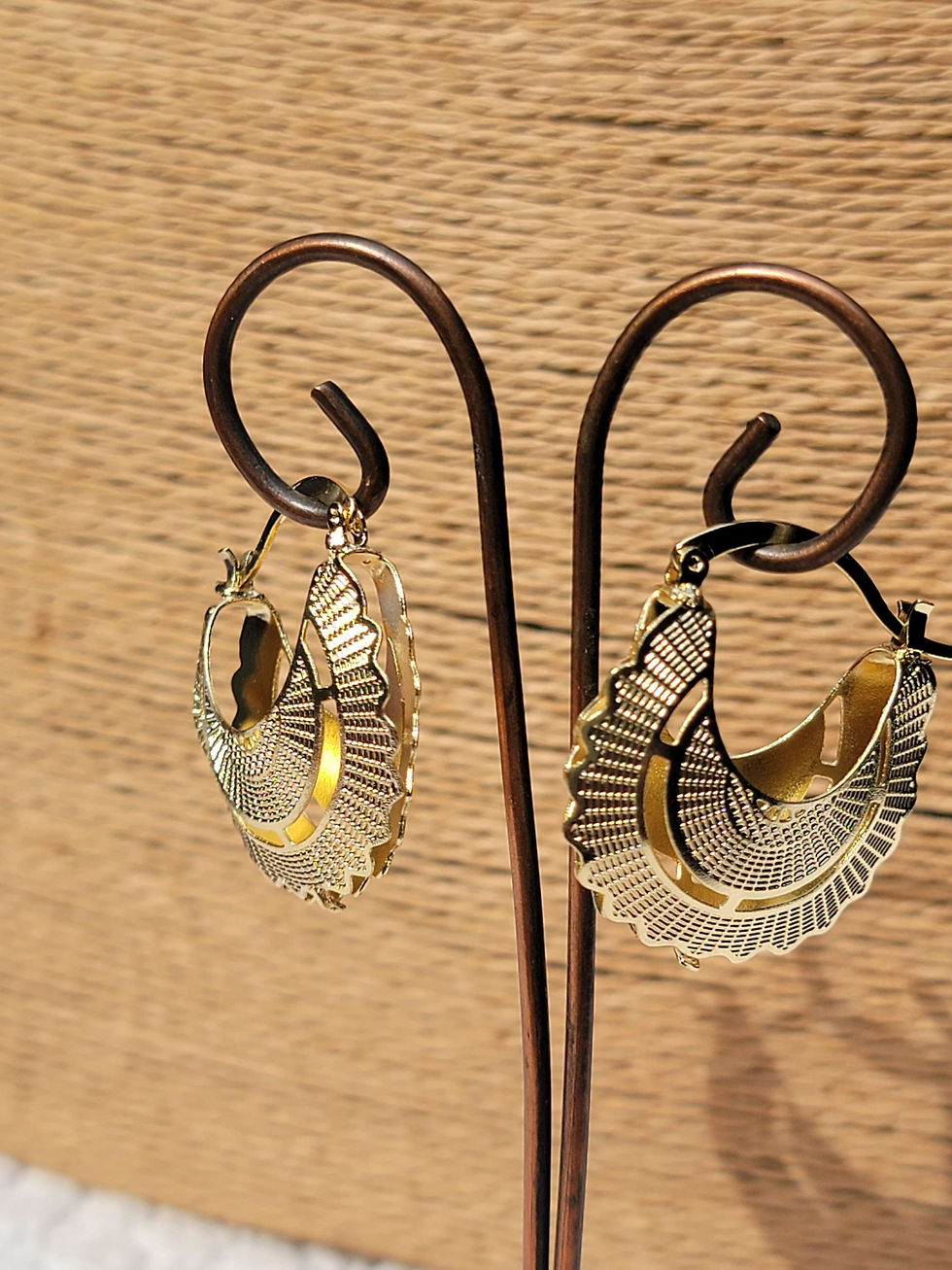 Thumbnail: Golden Basket Earrings
