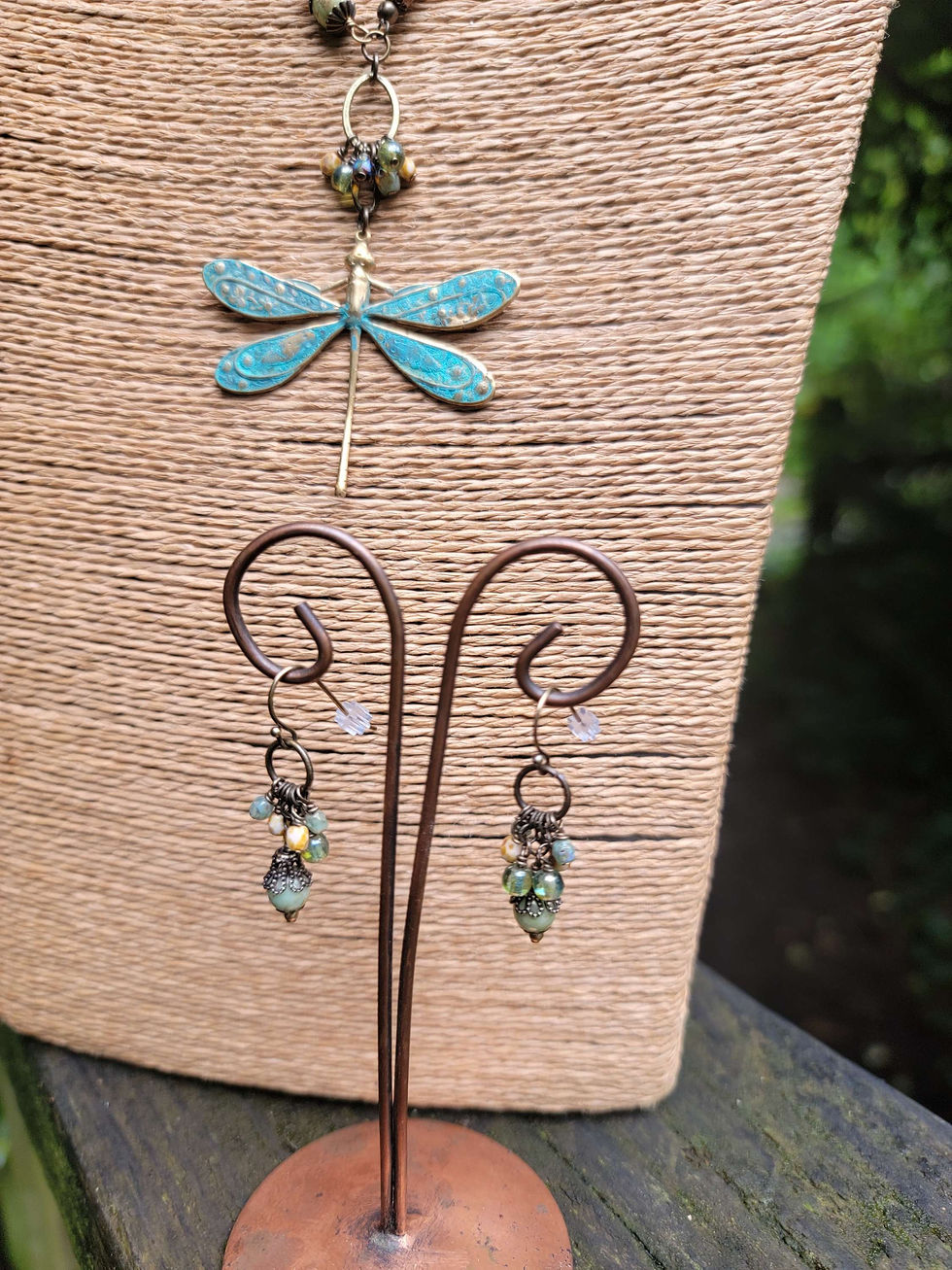 Miniatura: Czech Glass Cluster  Earrings