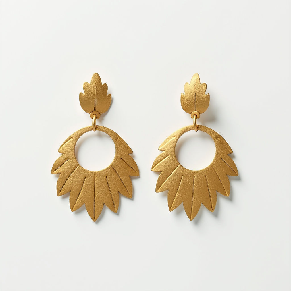 Pendientes Oro Texturizado