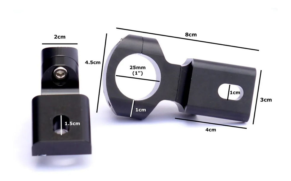 Miniatura: Abrazadera de 360° para montaje de Faros Auxiliares (25mm)